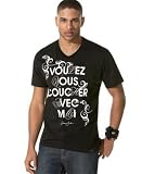 Sean John - Sean John Voulez Vous Coucher Avec Moi Printed T-Shirt