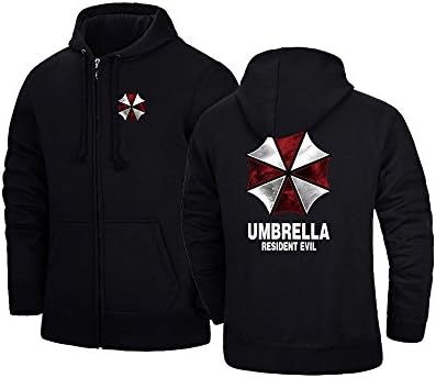 New Video Game Men's Loose Hoodies Cosplay Costumes (L, Black)