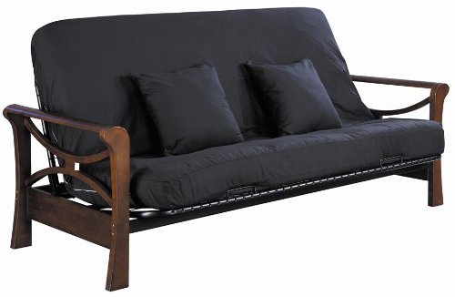 Serta Naples Espresso Queen Futon Frame