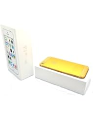 Apple Iphone 5s (Latest Model) 16gb 24k Gold Plated /Swarovski Crystals / Gold and White/ Verizon - Factory Unlocked/ International