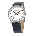 Mondaine Herren-Armbanduhr Evo Automatic Analog Automatik Leder schwarz A135.30348.11SBB