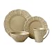 Block Fleur Taupe 16 pc Set. Service for 4.