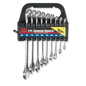 Michigan Industrial Tools 9 piece Combination Wrench Set 6 - 18 MM by Michigan Industrial Tools