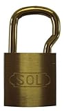 SOL-HARD シリンダー錠 吊長 同一鍵 No.2500 25mm 12個セット