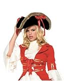 IMAGE OF Pirate Hat with Gold Trim