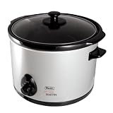 Kitchen & Housewares : Wahl James Martin ZX639 Slow Cooker, Silver/ Black, 5.5 L
