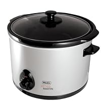 Wahl James Martin ZX639 Slow Cooker, 280W, 5.5 Litre  (Silver/Black)