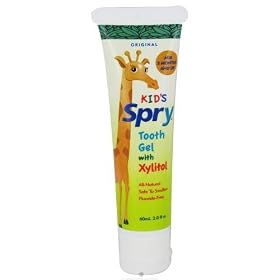 Kids Spry Tooth Gel with Xylitol - Original Flavor 2oz