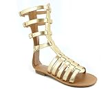Classified - TALL METALLIC GLADIATOR SANDAL