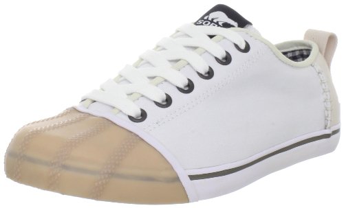 Sorel Women's Sentry Canvas NL1842 Sneaker,White,7 M US