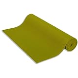 Bean Products Yoga Mat 1/4" Extra Thick High Density 72" Length - Clean PVC (TM) Phthalate Free PER - Olive Green