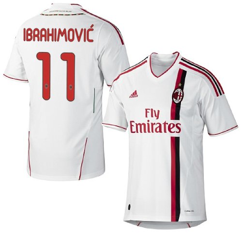 Official AC Milan Ibrahimovic jersey - Away 2012