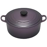 Le Creuset Enameled Cast-Iron 4-1 2-Quart Round French Oven, Cassis by Le Creuset