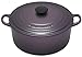 Le Creuset Cast Iron Round Casserole, Cassis, 28 cm