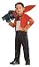 inflatable weapon and goggles. This is an officially licensed costume.