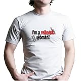 I`M A REDNECK WOMAN! HELL YEAH T-Shirt - 100% Fine Jersey Combed Cotton Unisex T-Shirt - Sweat Shop Free
