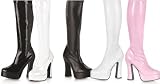 Electra-2000z Knee High Platform Boot With Chunky Heel