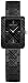Burberry Nova Check Engraved Black Ceramic Bracelet Ladies Watch BU1175