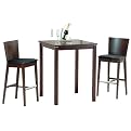 Dugen Bar Table Set - Walnut (Small)