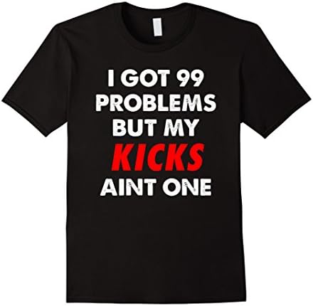 Men's Kicks Aint One T-Shirt Sneakerhead Urban Apparel Medium Black