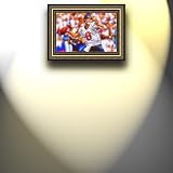 Completely Handpainted American Football Sport Painting, Custom Order FL1899, Oil on Canvas, with Option to Paint Jerry, Brett & Co. from Any Other Favorite Photograph or Picture, Unframed, Size 24'' x 37" inches