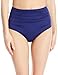 Amazon Brand - Lark & Ro Women's Shirred High-Waist Bikini Bottom