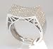 Freeze Men's Diamond Cocktail Ring 14K Gold 1.00ct