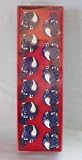 NFL " Minnesota Vikings " Decorative Shower Curtain Hooks - Set of 12