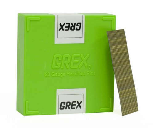 GREX P6/22L 23 Gauge 7/8-Inch Length Headless Pins (10,000 per box)