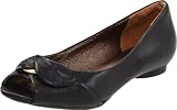 Clarks Women's Demure Flare Flat,Black Leather,8 M US