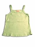 Ave.blu - Girls Ribbed String Tank Top with Emboidered Logo, Mint