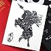 映画「レッドクリフ」で大人気！　彩蒔絵シール　三国志蒔絵　馬超（ばちょう）　黒（ブラック）