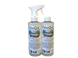 OdorOut-222 Premier Natural and Safe Pet Odor and Organic Stain Remover (2 - 16oz Spray Bottles With 1 Sprayer)