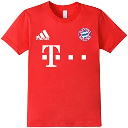 Kids Bayern Soccer Jersey Football Germany Deutschland Tee 12 Red