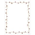 Red and Gold Lights Stationery