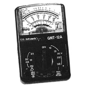 GB Electrical GMT-12A 5-Function 16-Range Analog Multitester