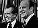 Richard Nixon with Vice President Designate Gerald Ford, at the White House, Washingt...