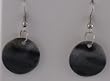 Polished Dark Resin Earrings