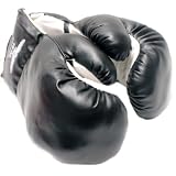 1 Pair Black 12oz Boxing Gloves New Punching Gloves by 
