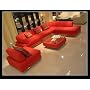 Contemporary- 100% Genuine Leather Corner Sofas Settee- www.tiziogroup.com