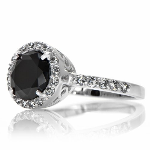 Carbonado ♦♦♦ » Faux Black Diamond Ring Comparable To Sex & The City 2
