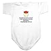 Baby Bodysuit White " Chinese Food Makes Chinese Poo ! " Macau Country 18 - 24 Months