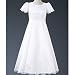 Girls First Communion Special Occasion Dress LITO WHITE PLUS Size 12.5-16.5
