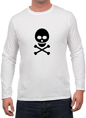 White Styling Skull Bones Men Funny Long-sleeve Xx-large