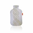 Fashy 6724 Wärmflasche mit Stülpkragen-Stickbezug 2 L