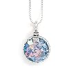 18" Small Round Ancient Glass Charm