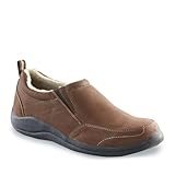 Orthaheel - Strike Brown - Mens Slip-on with Orthotics 08 M US