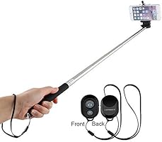 Selfie Stick, URPOWER Extendable Selfie Stick with Bluetooth Remote Shutter for iPhone 6s plus 6s 6 plus 6 5s 5c 5 4s 4, Samsung Galaxy Note S4 S5 S3 S2