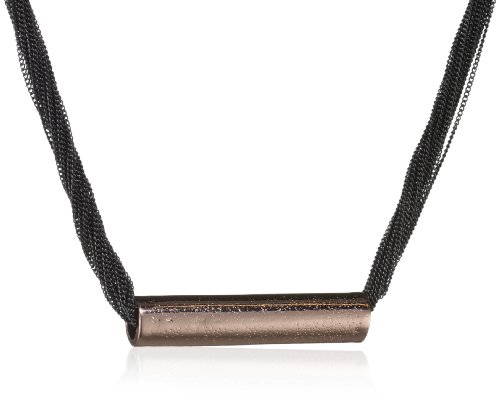 Pilgrim Damen-Halskette aus der Serie Tubes Hematite beschichtet Rose Gold 42 cm 22122-351 Preisvergleich