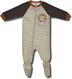 Fearless Lion Cozy Striped, Footed Blanket Sleeper for Toddlers
